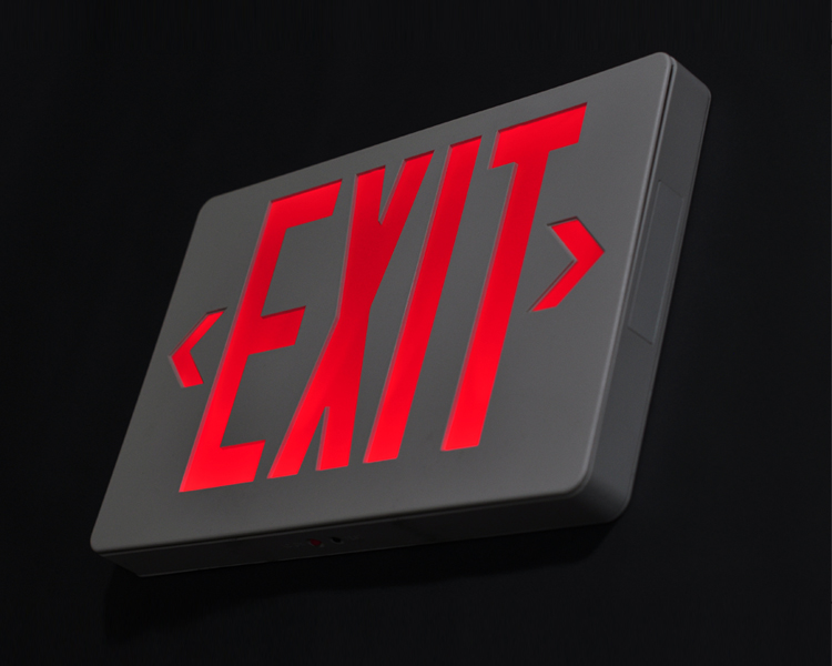 JLEED2RWEM-NEW NEW SLIM RED LED EXIT 부호