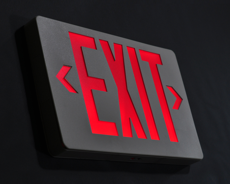 JLEED2RWEM-NEW NEW SLIM RED LED EXIT 부호