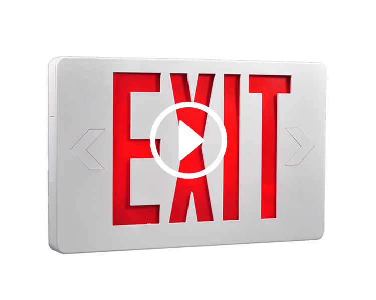JLEED2RWEM-NEW NEW SLIM RED LED EXIT 부호
