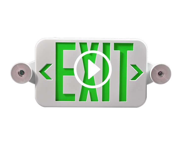 JLECE2GW-NEW COMPACT GREEN EXIT 부호