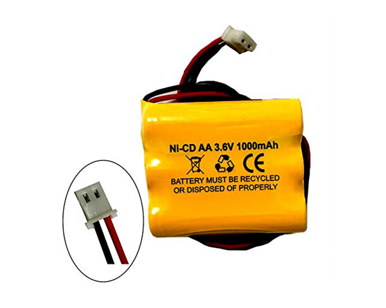 Ni-CAD 배터리 3.6V 1000mAh