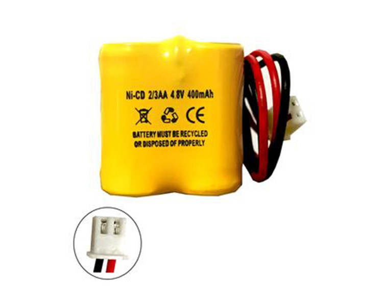 Ni-CAD 배터리 4.8V 400mAh